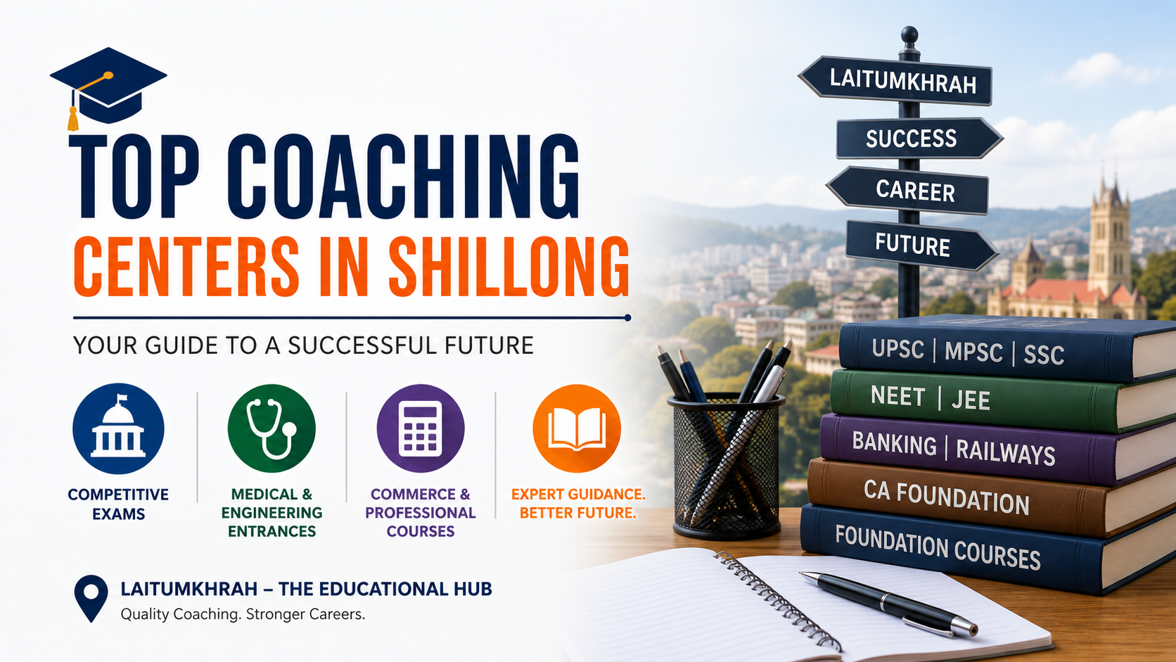 Best Coaching Centers in Shillong 2026: Top Institutes for NEET, JEE & UPSC